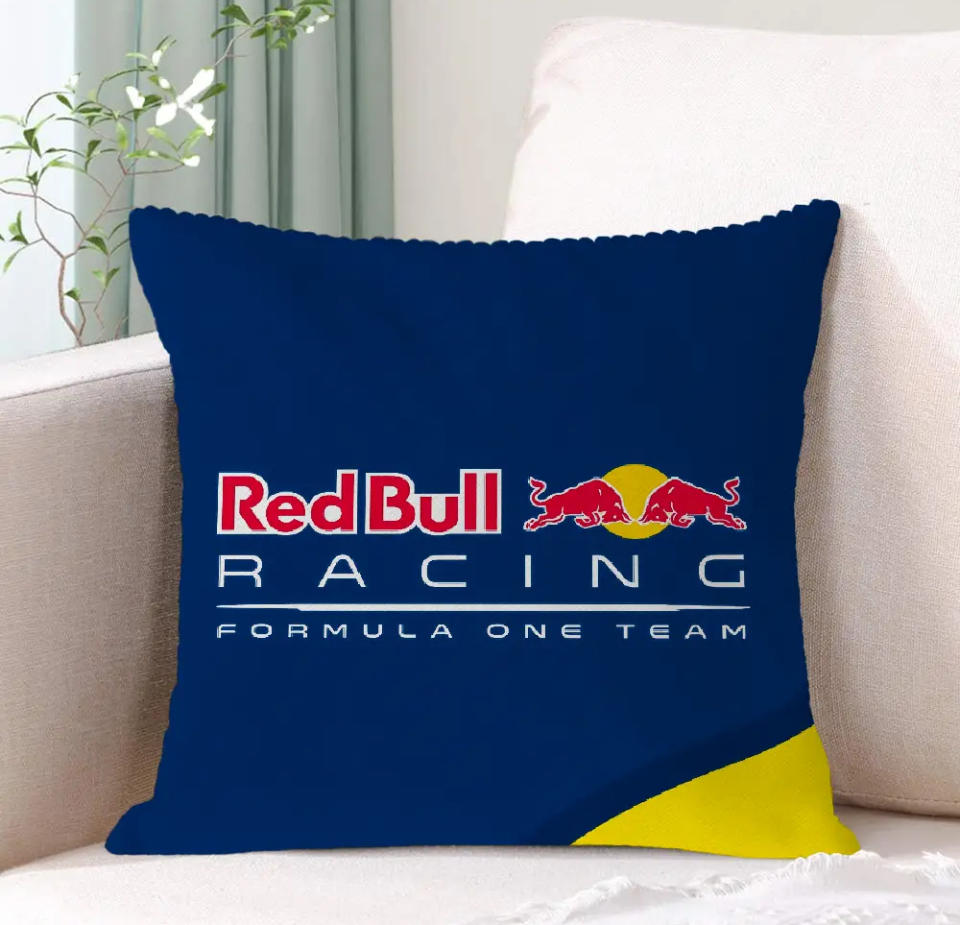 Moto polštář RedBull modrý 40x40cm