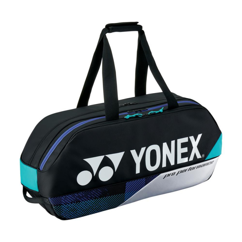 Badmintonový bag Yonex 92431 W PRO TOURNAMENT BAG 6R BLACK SILVER